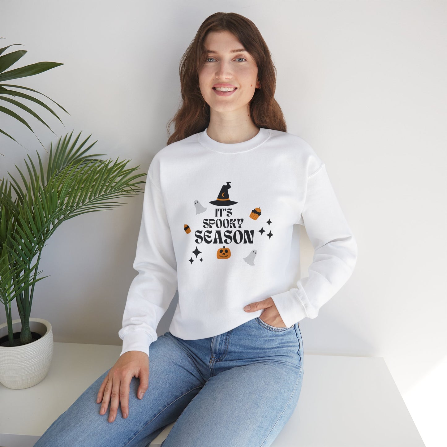 Halloween-It's Spooky Season Crewneck Sweatshirt