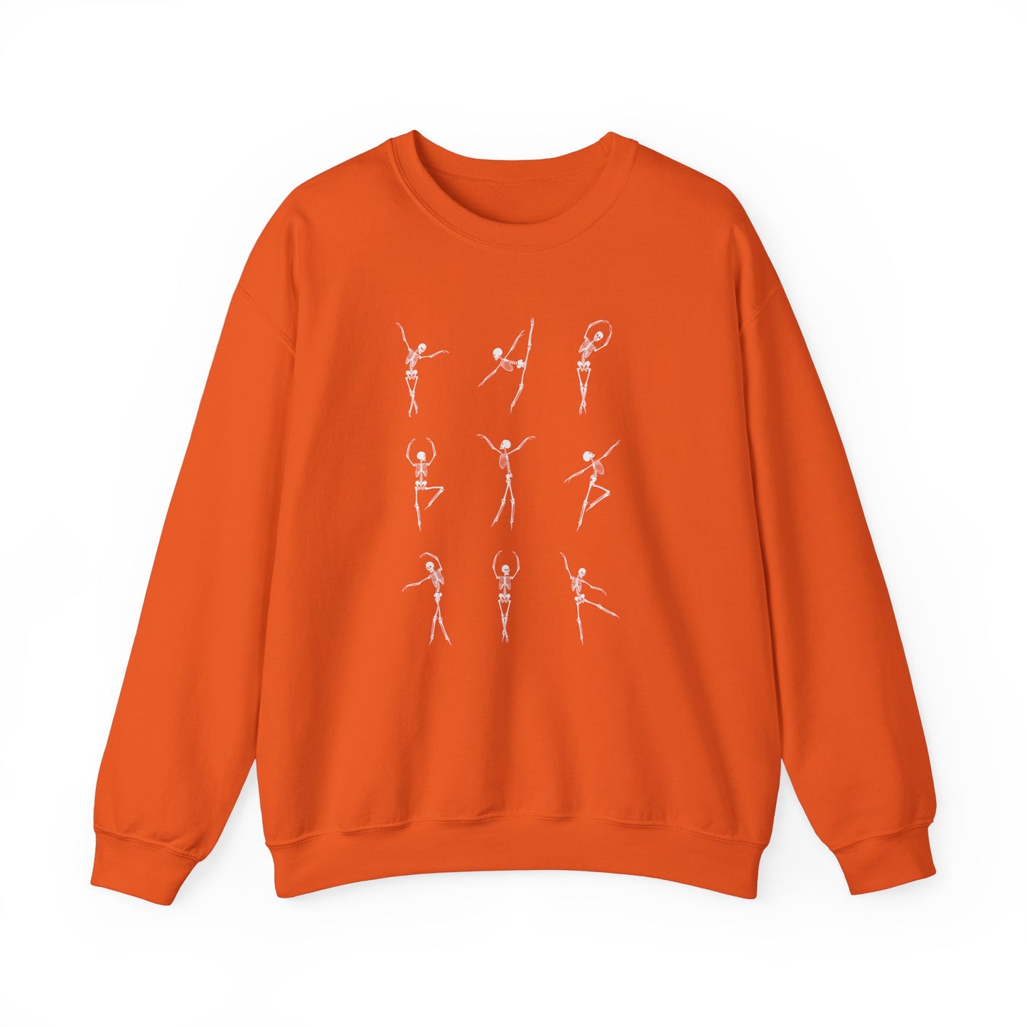 Halloween-Skeleton Ballet Crewneck Sweatshirt