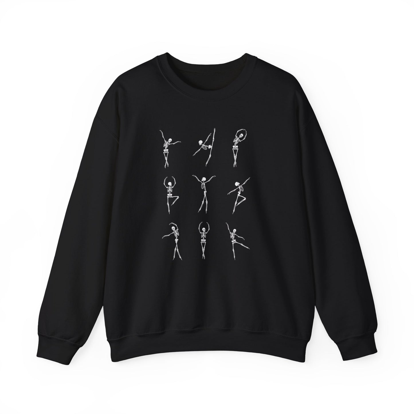 Halloween-Skeleton Ballet Crewneck Sweatshirt