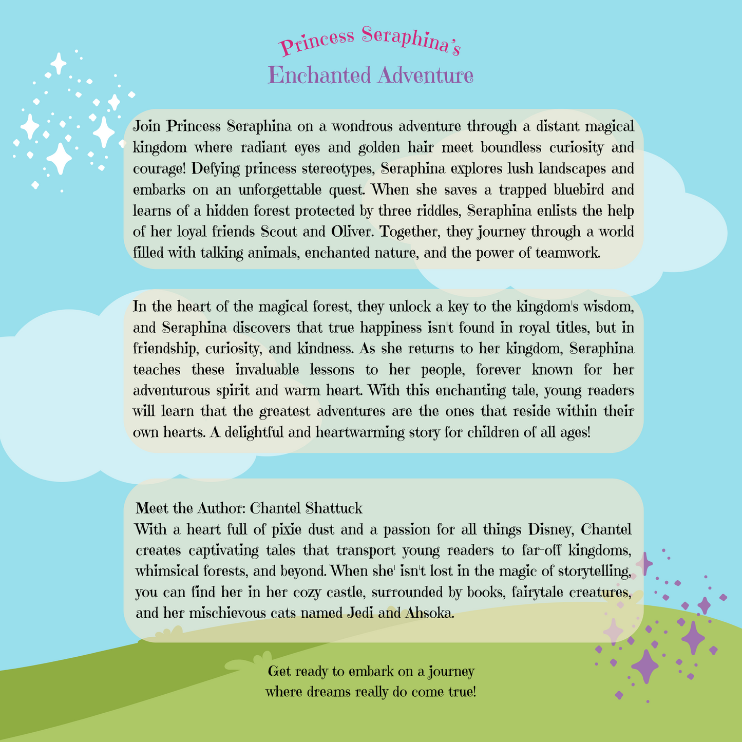 Princess Seraphina's Enchanted Adventure