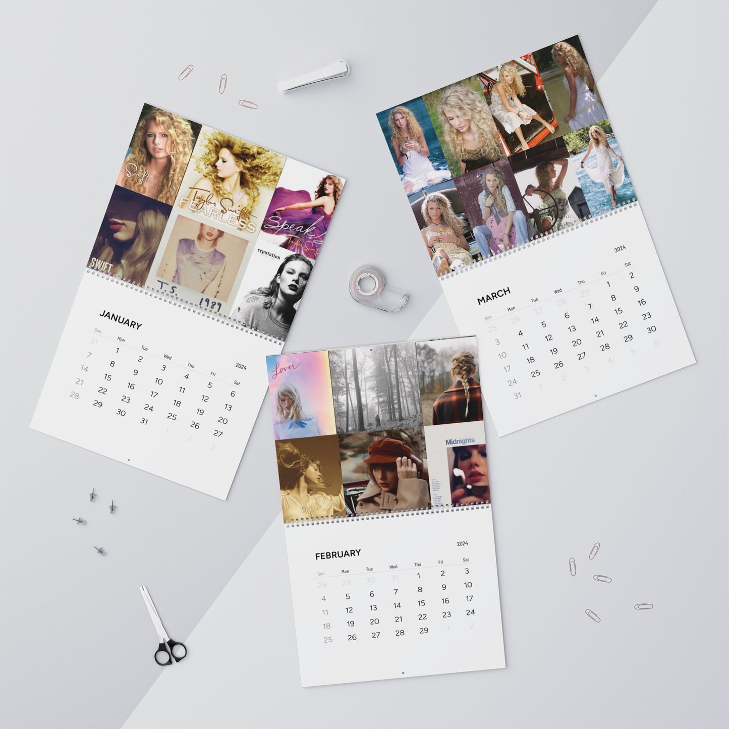 Taylor Swift 2024 Wall Calendar