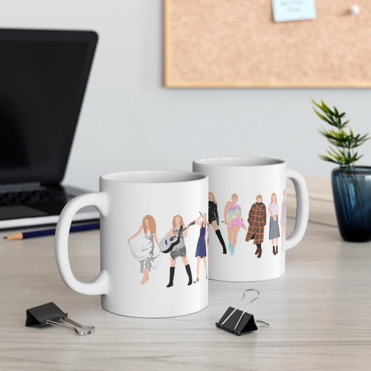 Taylor Swift Eras Ceramic Coffee Mug - 11 oz