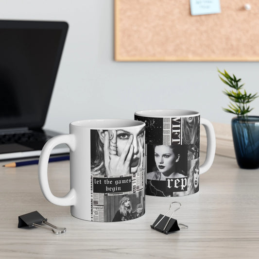 Taylor Swift Reputation Ceramic Coffee Mug - 11 oz